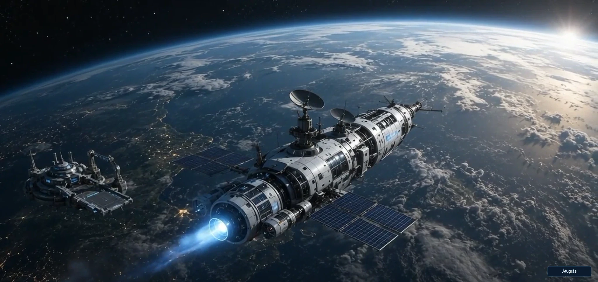 La nave de investigación del Sistema Solar en órbita terrestre